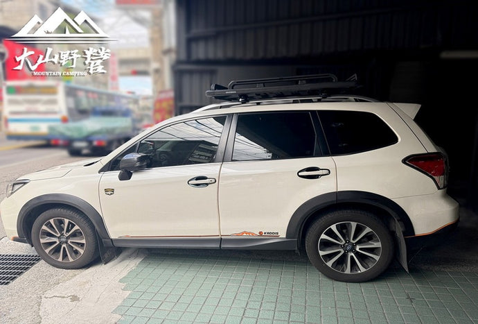 車款實裝系列》Subaru  Forester：TimberLine Towers 夾直桿基座 +  LockNLoad 重載平台