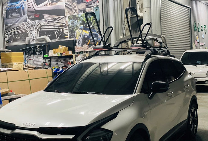 車款實裝系列》KIA SPORTAGE 安裝 : HighRoad 2.0 快速自行車固定架