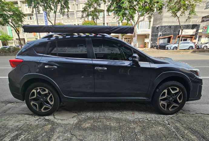 車款實裝系列》SUBARU XV: WHISPBAR車頂架 + LNL重型平台 + SlimShady 車邊帳