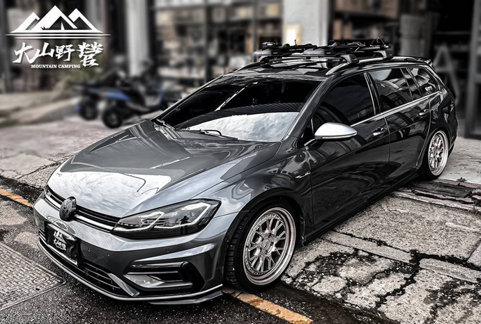 車款實裝系列》Volkswagen Golf：Flush Bar 包覆式橫桿 + High Road 快速自行車固定架