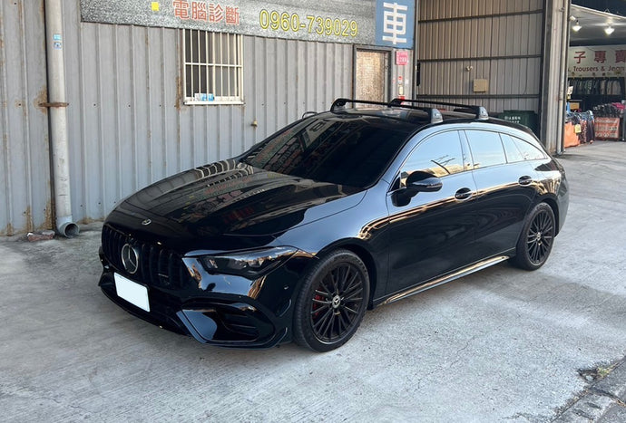 車款實裝系列》Mercedes-Benz CLA 安裝 FLUSHBAR 包覆式車頂架