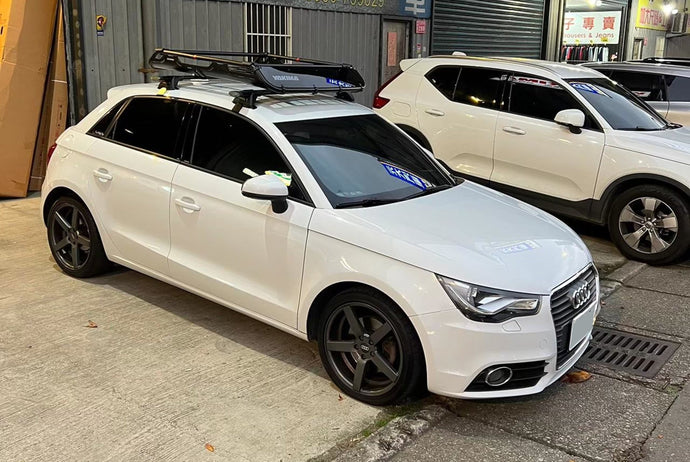 車款實裝系列》AUDI A1 安裝 OffGrid 車頂籃