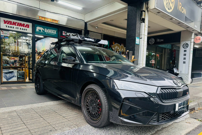 車款實裝系列》SKODA Octavia ：安裝 LoadWarrior 裝載戰士車頂籃 + HighRoad 2.0 車頂式自行車架