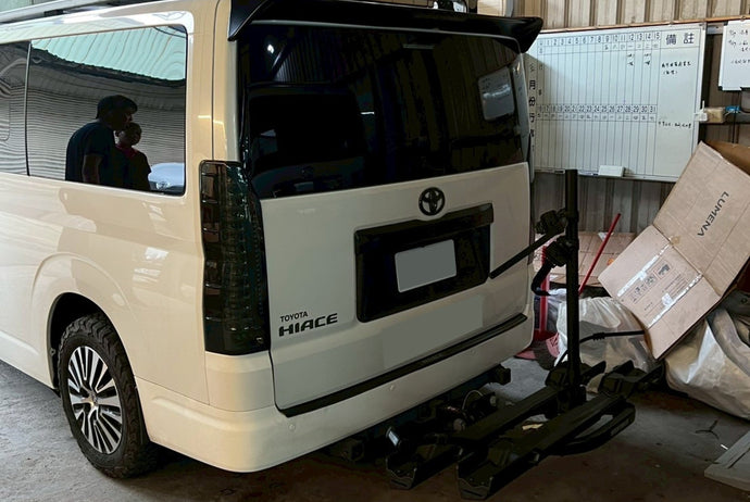 車款實裝系列》TOYOTA HIACE 安裝 OnRamp LX 電輔車拖車式攜車架