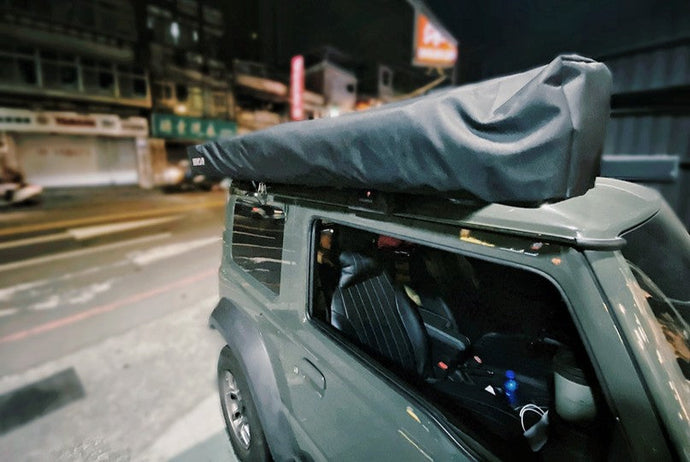 車款實裝系列》SUZUKI Jimny 安裝小號 270 度 扇形車邊帳